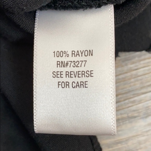 Elle Black Ruffle Front Racerback Tank XS - Picture 6 of 8